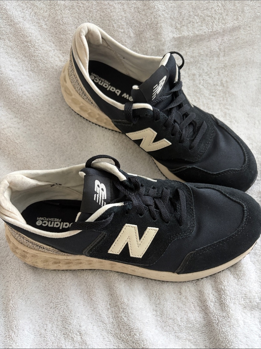 New Balance Womens X 70 WSX70THB Black Running Shoes Sneakers Size 9.5